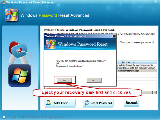 windows domain password