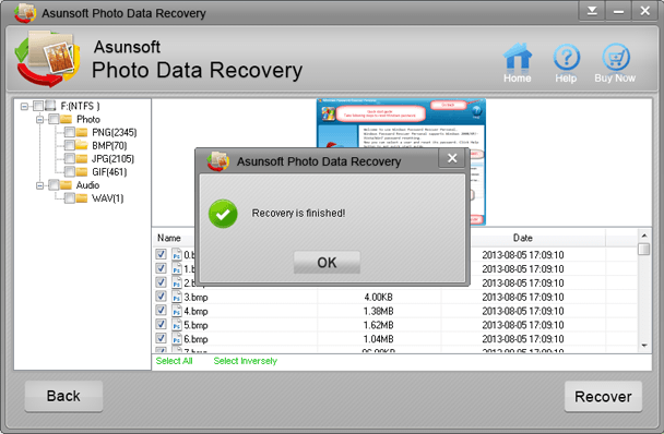 asunsoft photo recovery