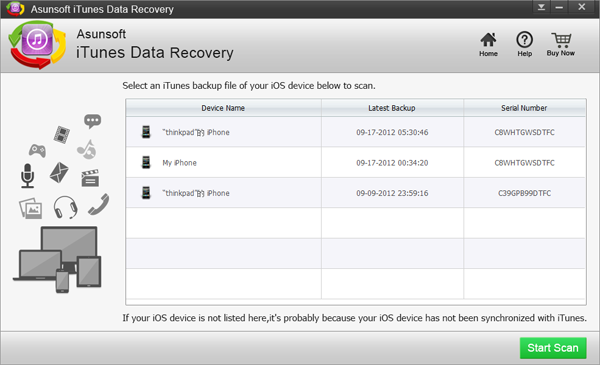 iphone data recovery by itunes
