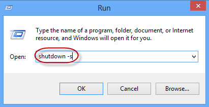 quick desktop shutdown