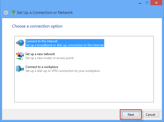 How to connect to network