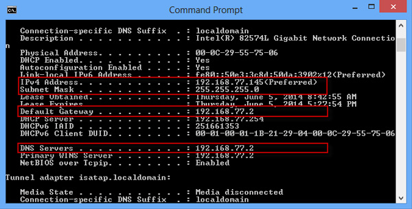 Command Prompt Window