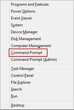 open command prompt