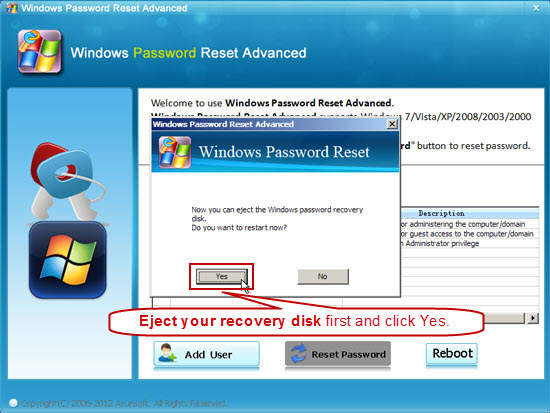 Asunsoft windows password reset professional